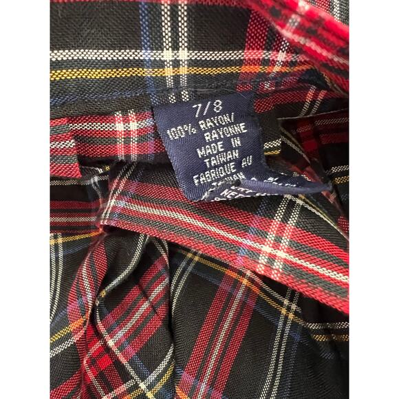 Vintage GAP Tartan Paid Pleated Midi Skirt - Picture 5 of 6
